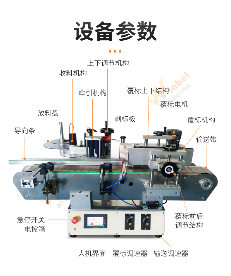 桌面式立式搓滚圆瓶贴标机